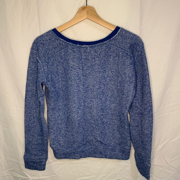 Blue swoop neck sweater - Picture 2 of 2